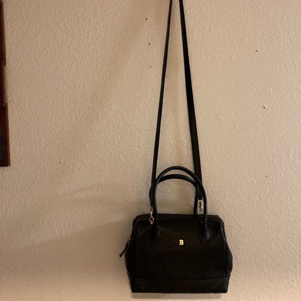 Vintage Bally Black Handbag W/COA